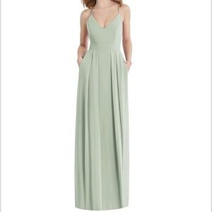 NWT After Six 1514 Bridesmaid Dress, Willow, Size2